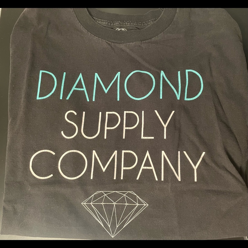 Diamond Supply Co. Men's Logo Graphic Print T-Shirt - Size Medium